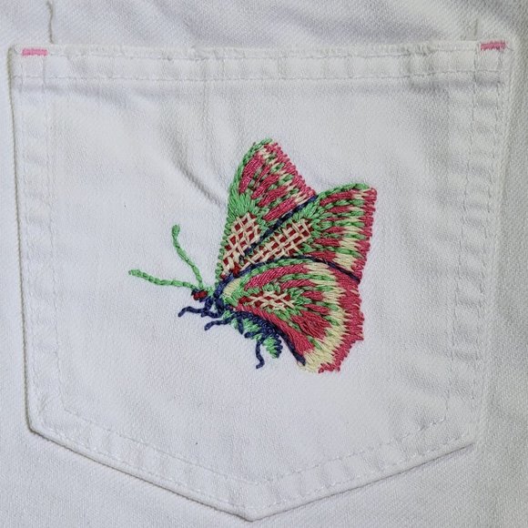 Marks & Spencer Embroidered Butterflies and Bird Skirt - Size: UK 10 - Picture 10 of 12